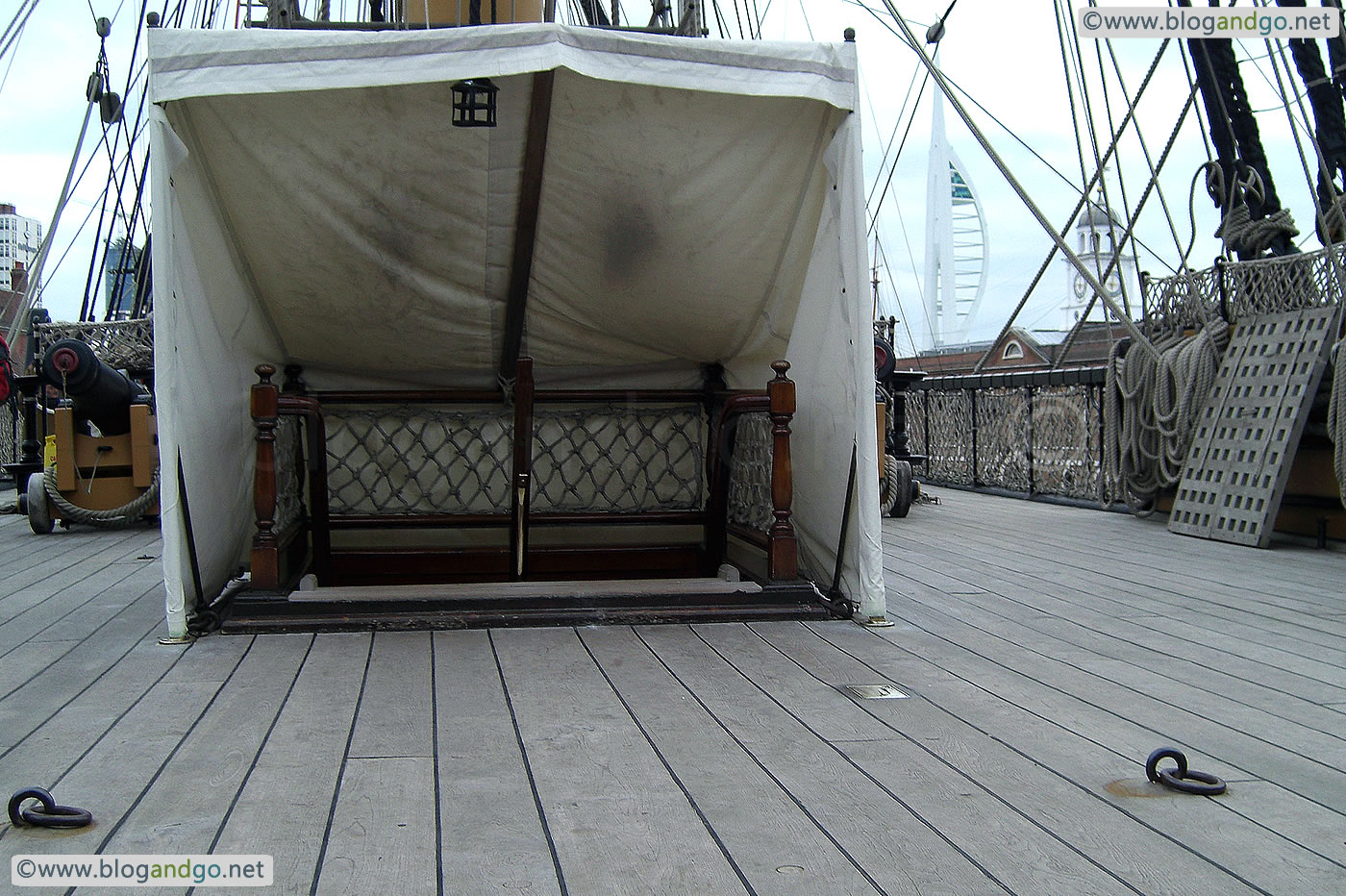 HMS Victory - Location where Nelson fell